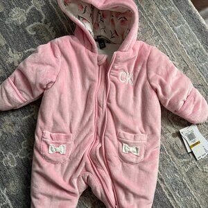 Calvin Klein Jeans Baby Girl Snowsuit NWT